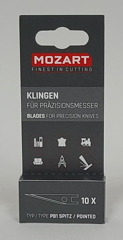 Mozart Solingen Precision Knife POINTED REPLACEMENT BLADES Leather Craft P1 P2